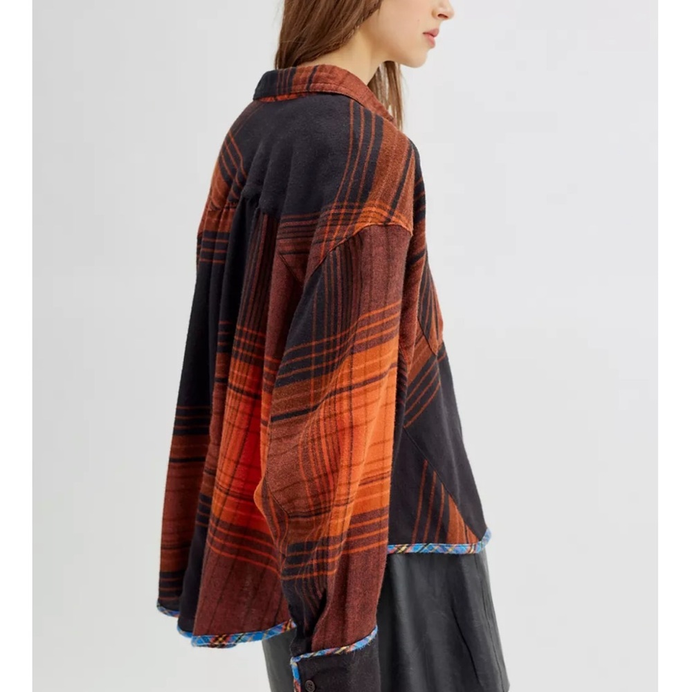 BDG Karl drapey flannel shirt - Picture 3 of 4